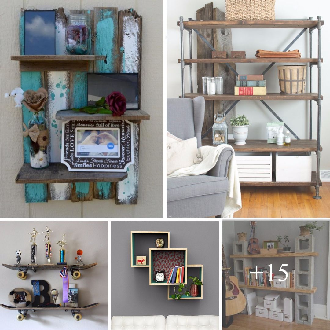 15 Unbelievably Simple DIY Shelving Projects That You Must Try