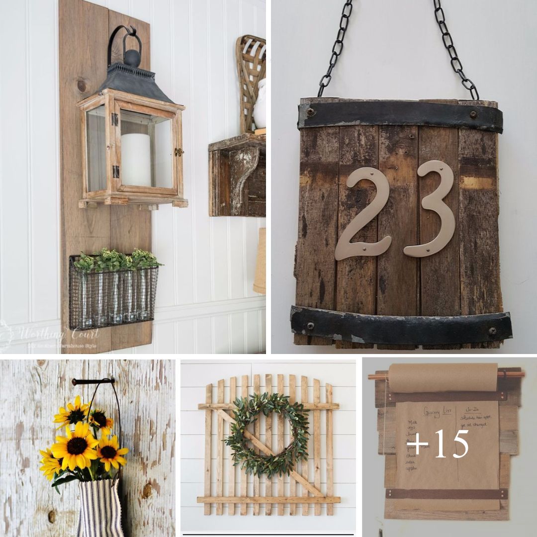 15 Splendid Farmhouse DIY Ideas For A Rustic Addition To Your Decor