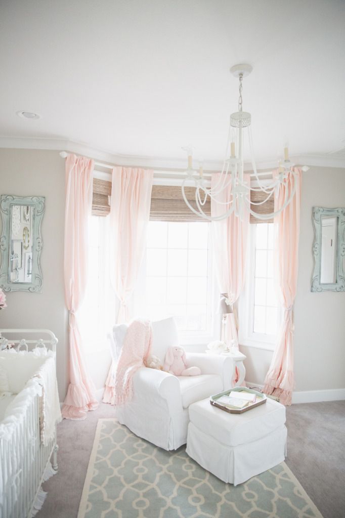 Elegant Pale Pink Nursery Design Soft and Serene Nursery Decor in Blush Pink Tones