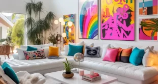 Brightly Colored Apartment