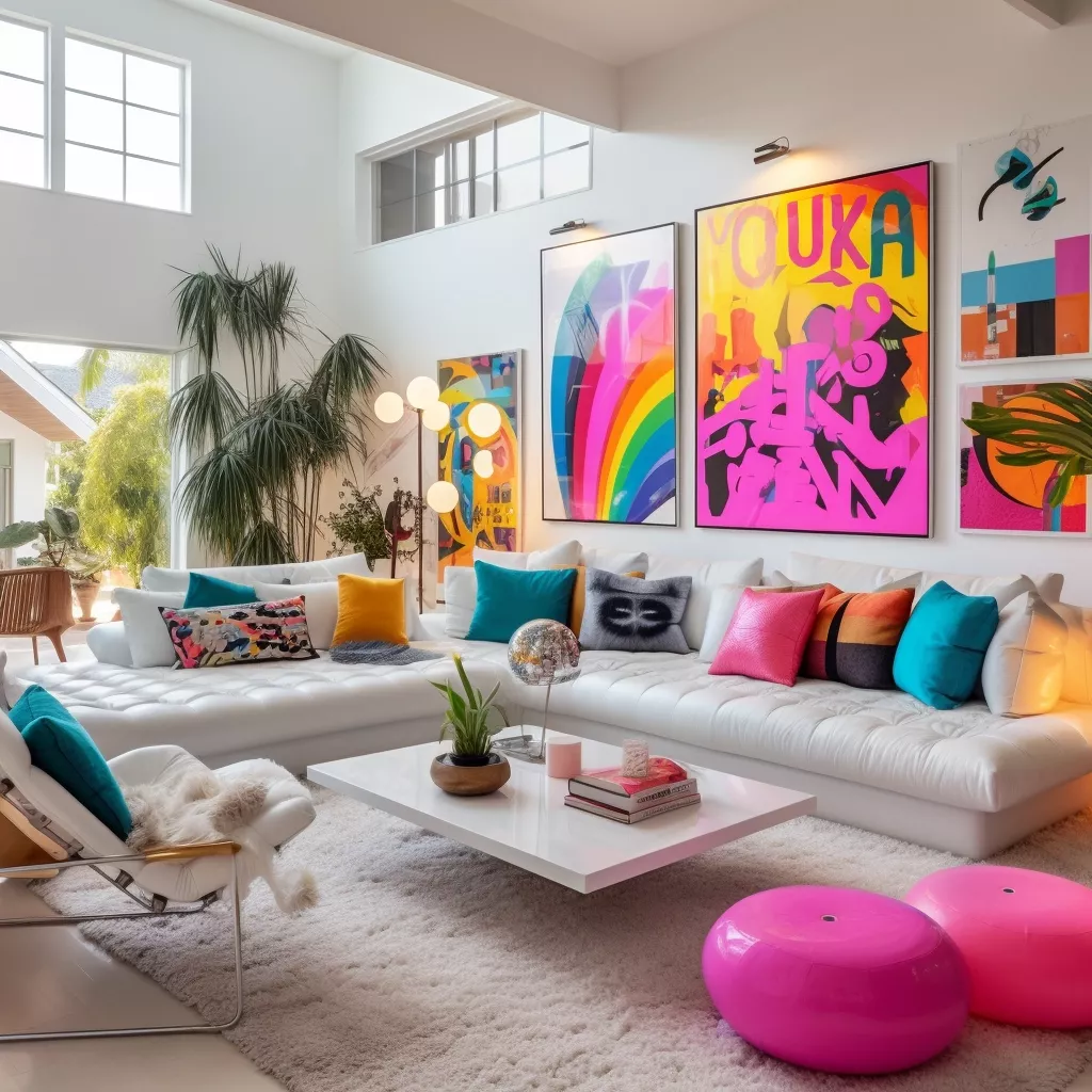 A Vibrant Explosion of Color in This Brightly Colored Apartment