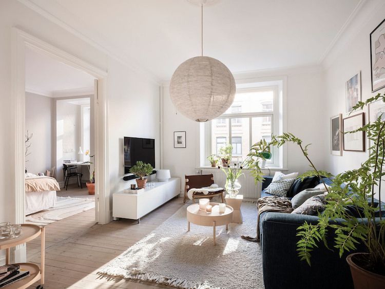 Airy Scandinavian Modern Apartment Stylish Scandinavian Living Space with a Minimalistic Flair