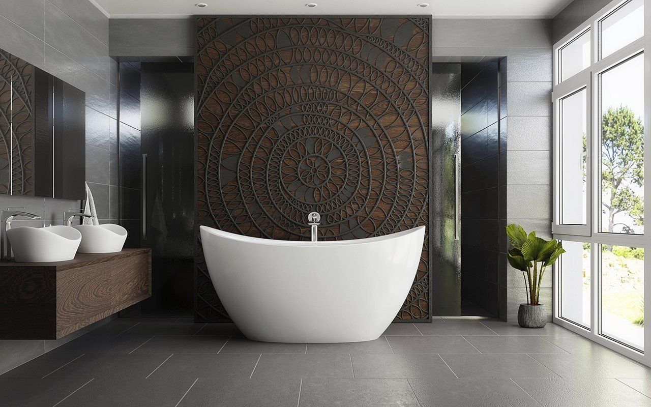 Asian Boat Inspired Bathtubs Luxurious and Tranquil Bathing Experience with Boat-Inspired Tubs from the East