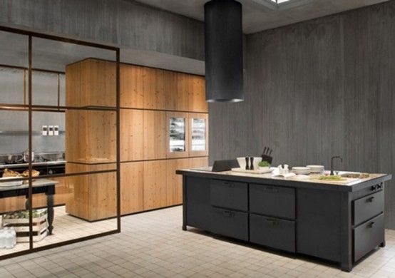 Awesome Dark Metal Kitchen Stunningly Modern Dark Metal Kitchen Design