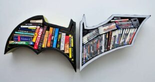 Batman Bat Shaped Bookshelf