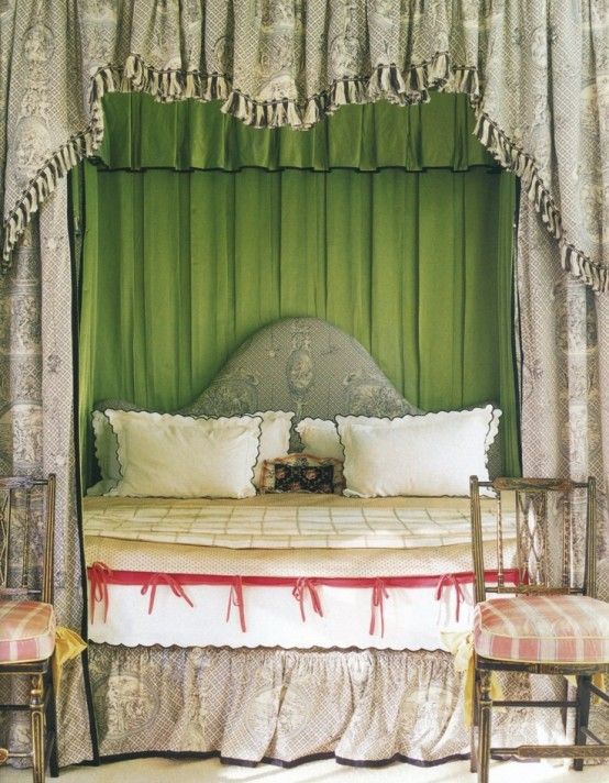 Bedrooms with Juicy Green Accents