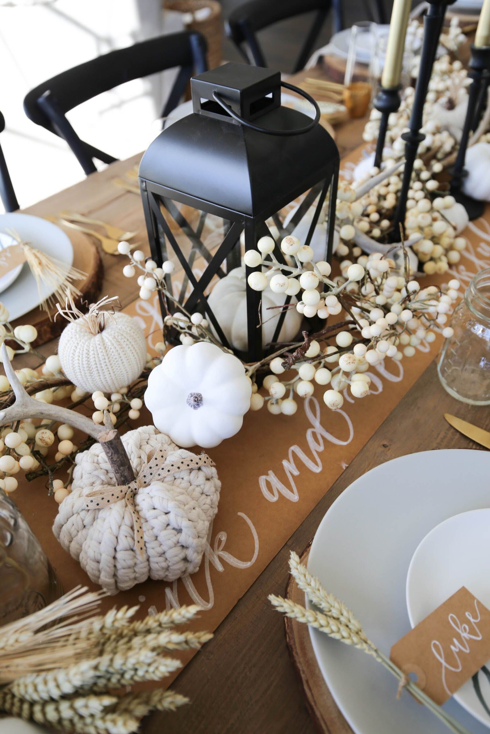 Black And White Thanksgiving Decor Timeless Thanksgiving Style with Monochrome Decor