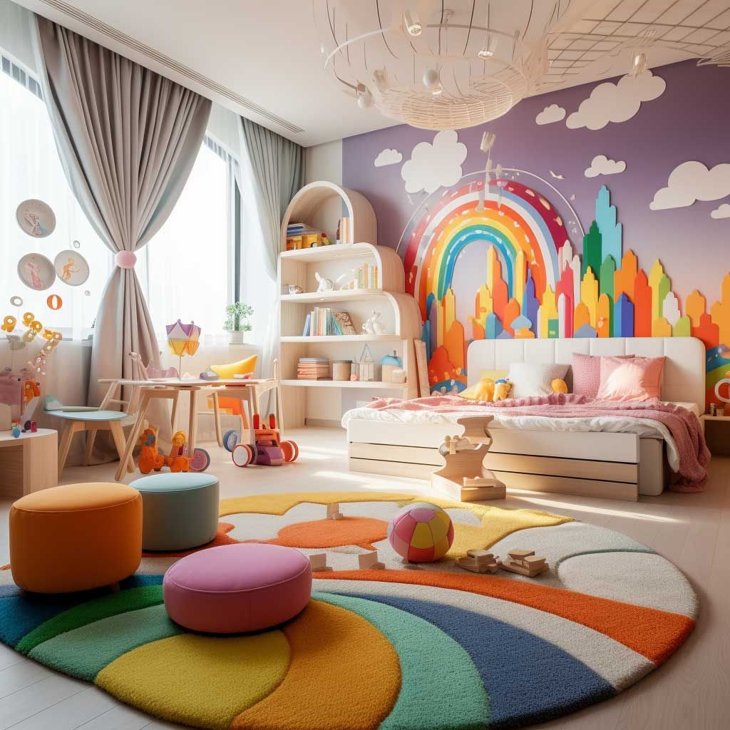 Bright Children Room Lively and Colorful Kid’s Space for Creative Minds