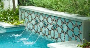 Charming Swimming Pool Fountain