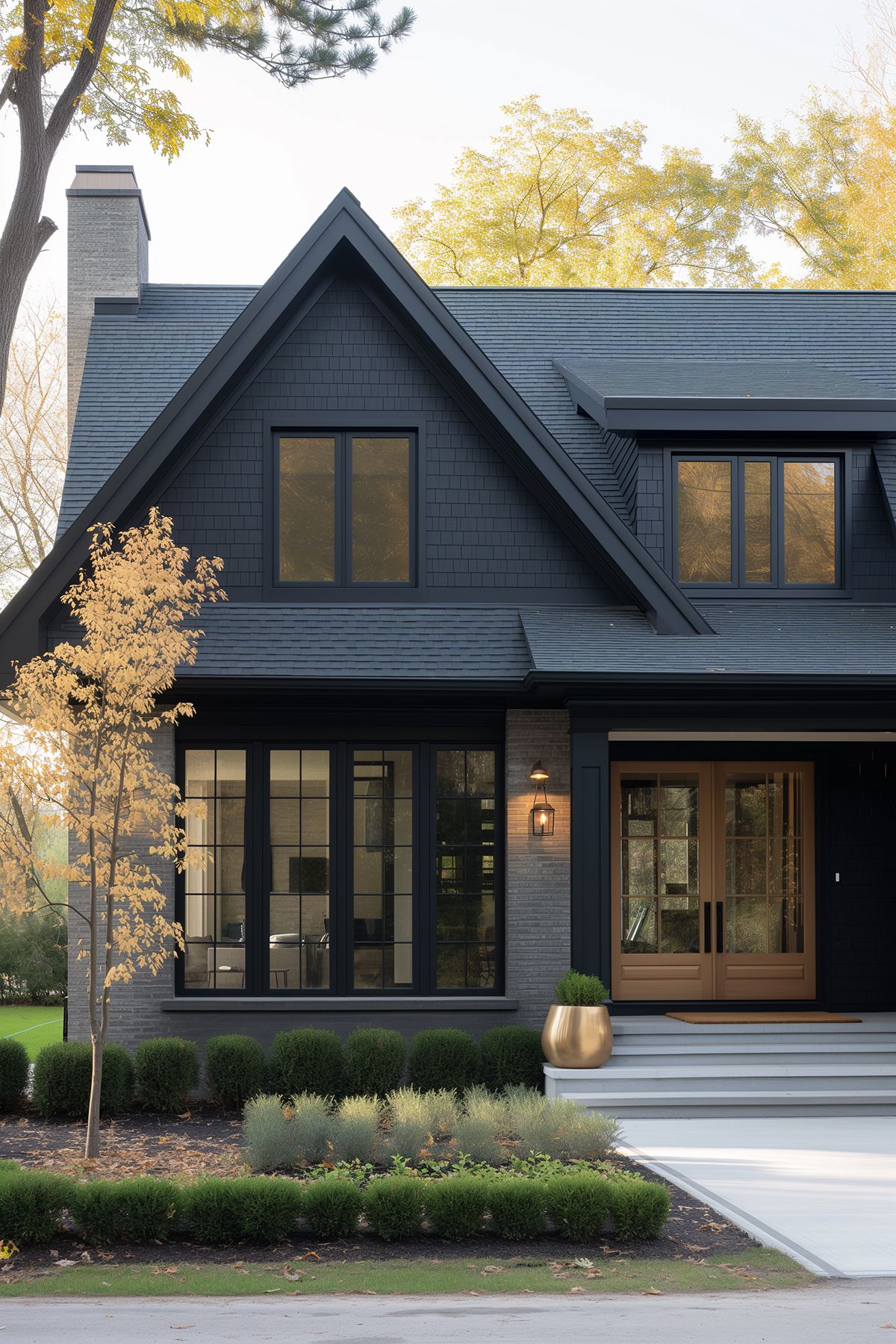 Dark Exterior House Mysterious and Bold Home Design for the Fearless Trendsetter