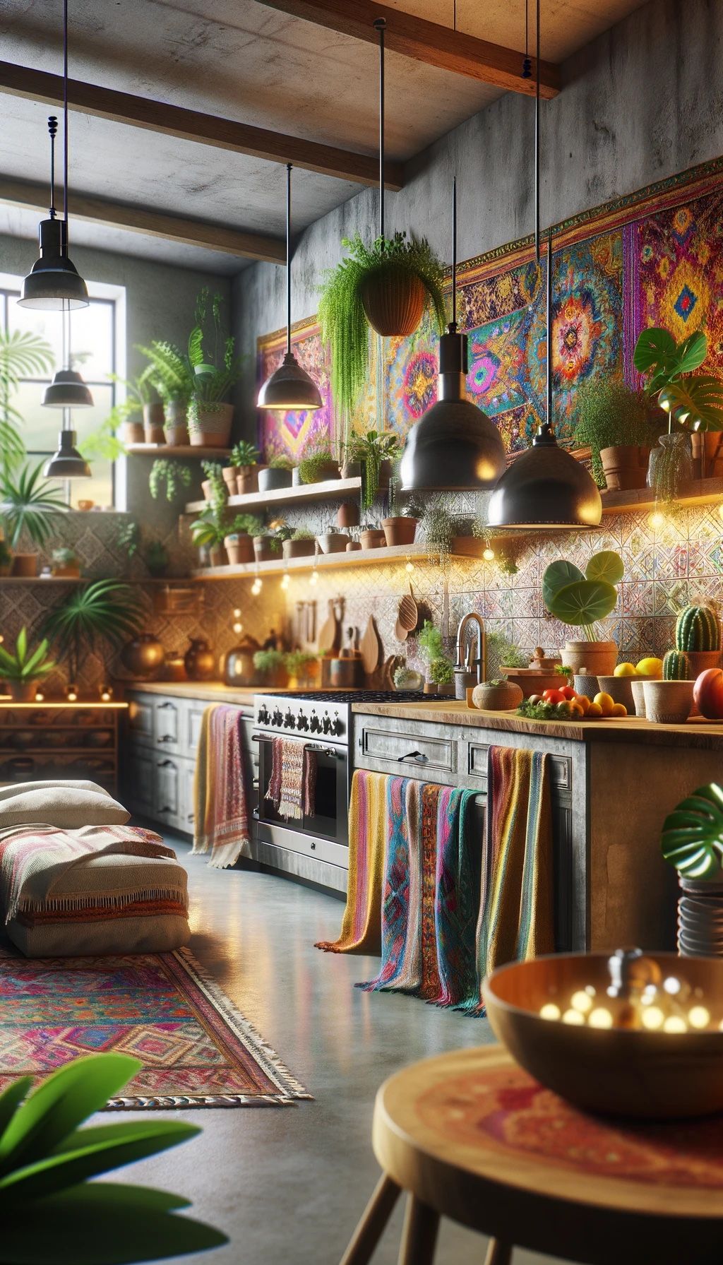 Eclectic Home Industrial Unique blend of vintage and modern elements in home decor