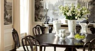 Elegant Feminine Dining Room