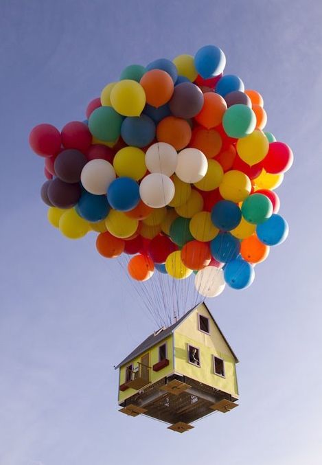 Flying House The Journey of a Magical Home in the Sky