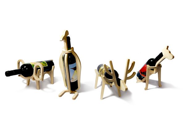 Funny Animal Wine Racks Adorable Creatures Hold Your Wine in Style