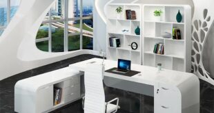 Futuristic L Shaped Desk