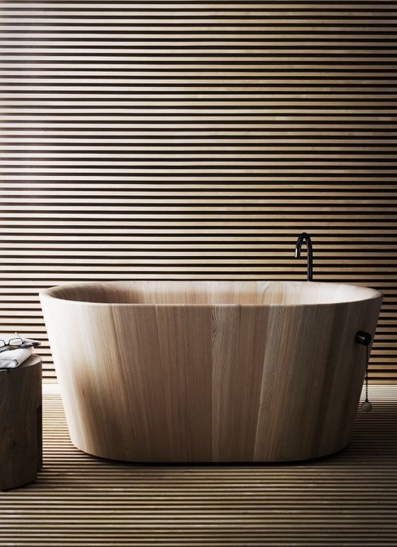 Home Spas Wooden Bathtubs Luxurious Relaxation with Beautifully Crafted Wooden Bathtubs