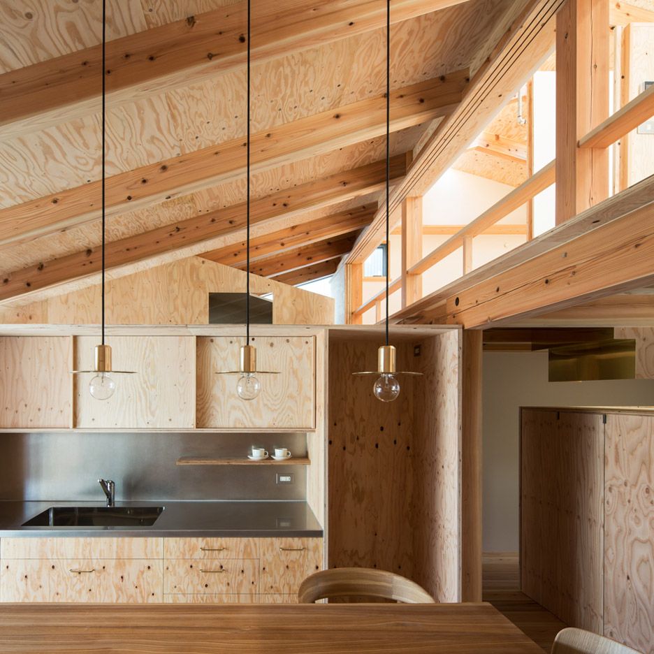 House Exposed Wooden Stunning Interiors with Natural Wood Accents for a Cozy Home