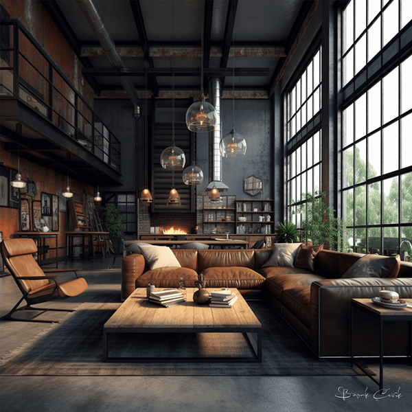 Industrial Casa The Stunning Blend of Modern and Vintage Design at Industrial-Themed Home