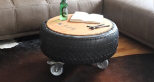 Industrial Chic Tire Table