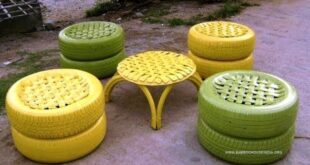 Industrial Chic Tire Table