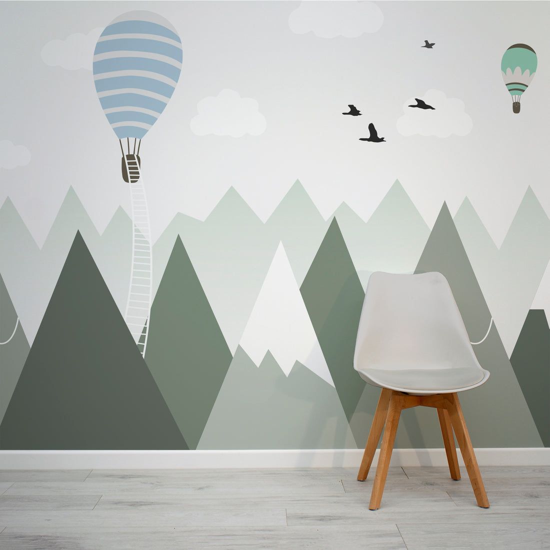 Kids Room Design In Calm Shades Creating a Tranquil Space for Children with Soft Tones and Relaxing Accents