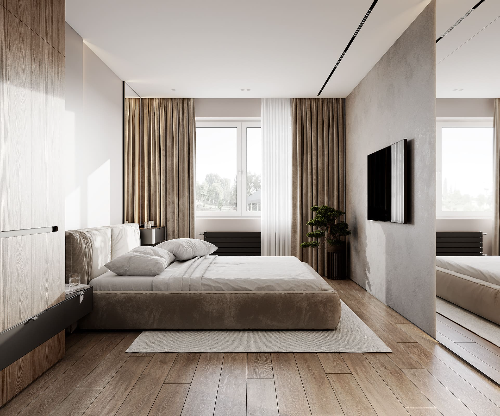 Laconic Design Apartment Minimalist Style Apartment with Sleek and Simple Design