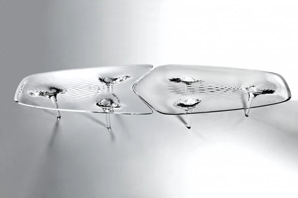 Liquid Glacial Table Hypnotic Water-Inspired Furniture Piece