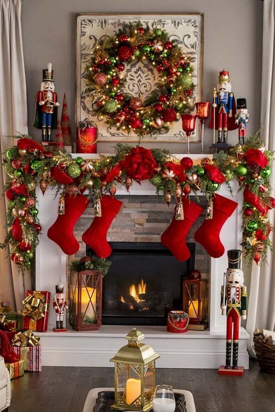 Mantel Christmas Decorations Festive Ways to Deck Your Mantel This Christmas