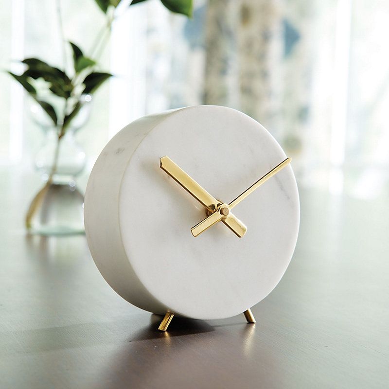 Marble Clock Elegant Timepiece Crafted from Luxurious Stone