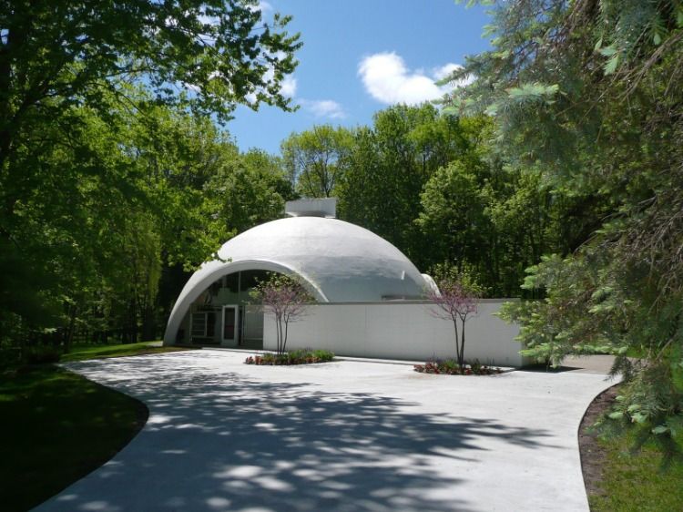 Mid Century Dome House Unique Retro Circular Residence of the Past