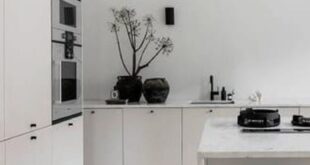 Minimal Black And White Kitchen