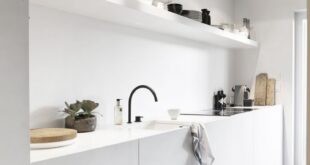 Minimal Black And White Kitchen