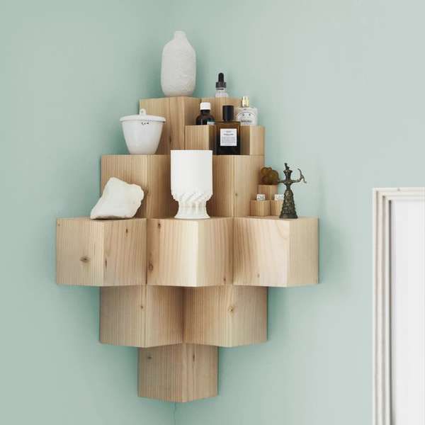 Minimalist Cubic Shelf Stylish and Functional Cubic Shelf Design for Modern Spaces