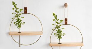 Minimalist Tube Wall Shelves