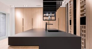 Modern And Sculptural Cut Kitchen