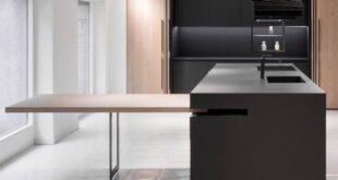 Modern And Sculptural Cut Kitchen