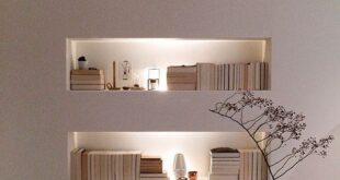 Modern Bedroom Design Wall Shelves