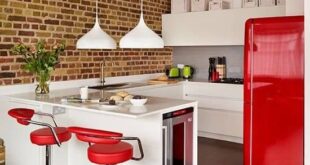 Modern Kitchen Designs Red And White