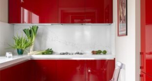 Modern Kitchen Designs Red And White