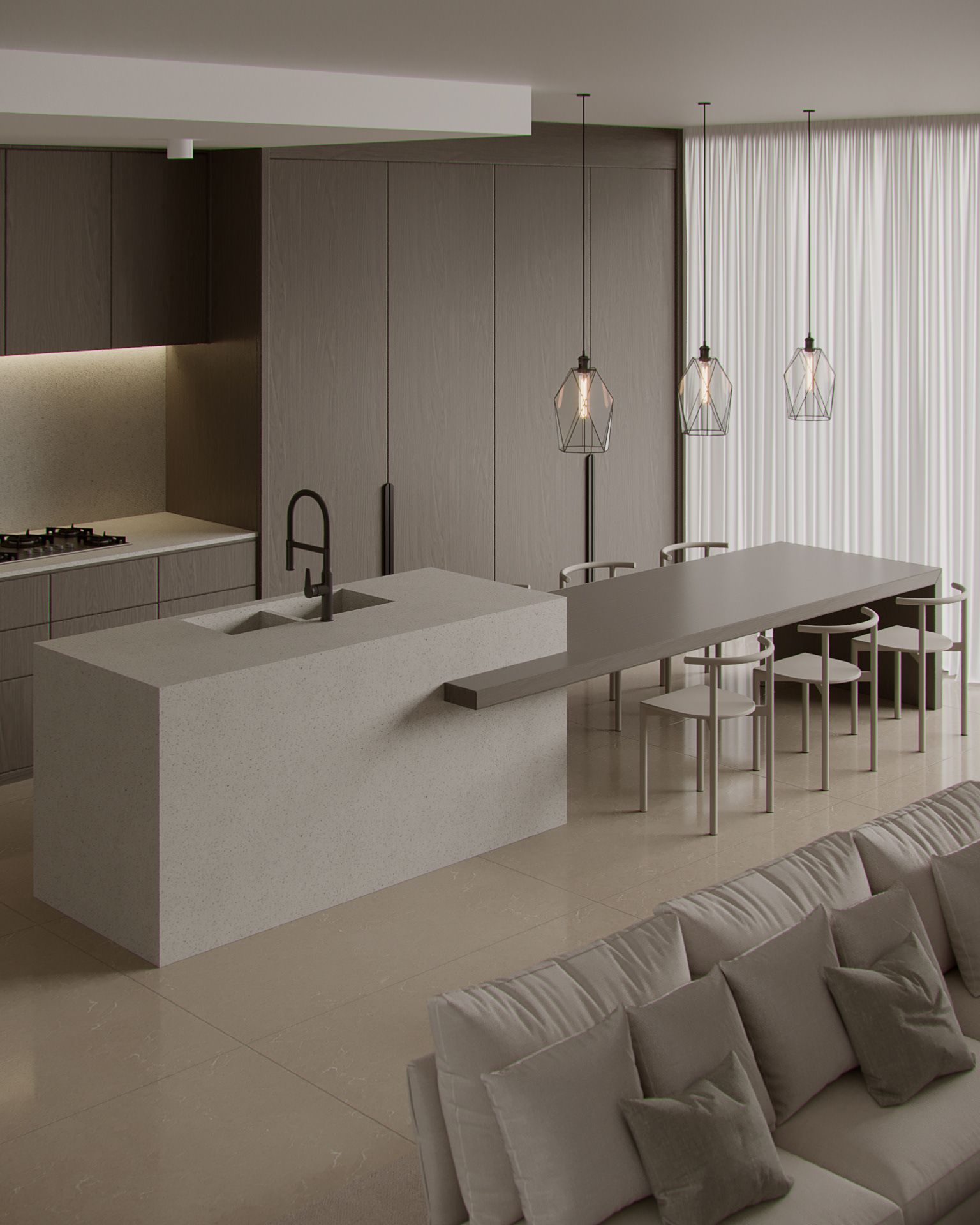 Modern Minimalist Kitchen Elegant Style for a Sleek Kitchen Look