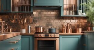 Modern Turquoise Kitchen Design