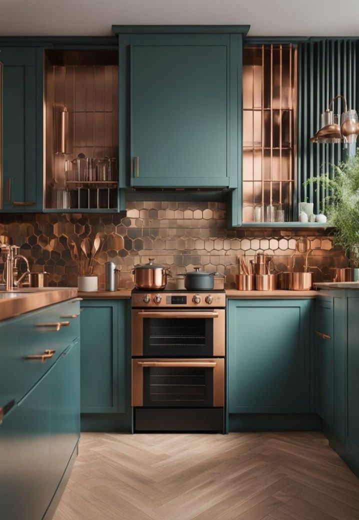 Modern Turquoise Kitchen Design Elegant and Stylish Turquoise Kitchen Décor for a Contemporary Home