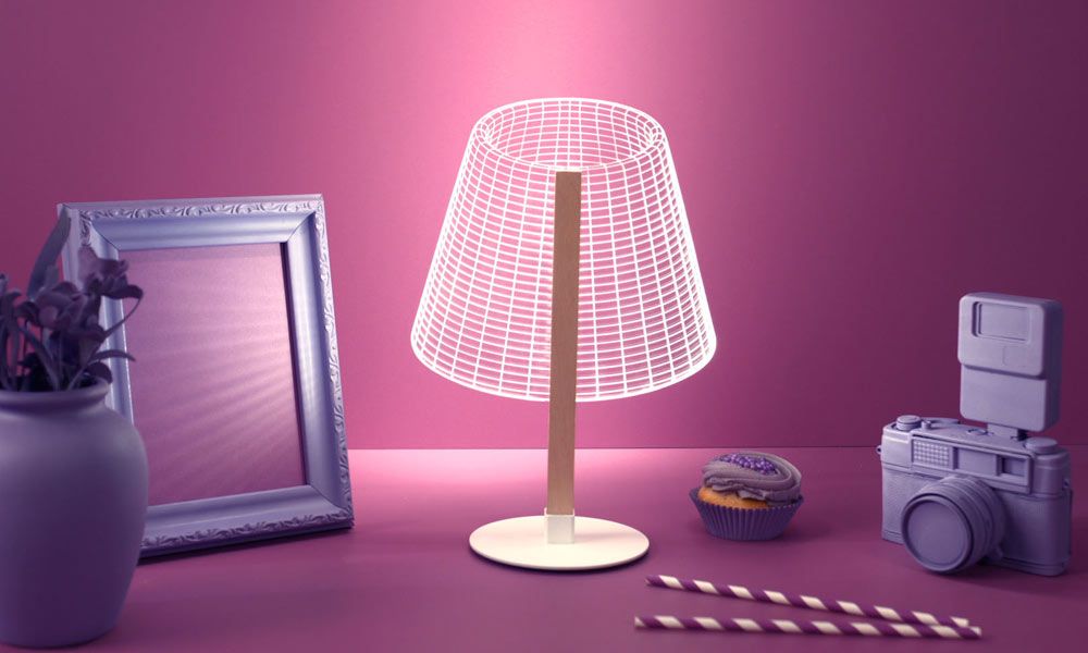 Optical Illusion Bulbing Lamps “Mesmerizing 3D Lamps that Defy Reality and Brighten Your Space”