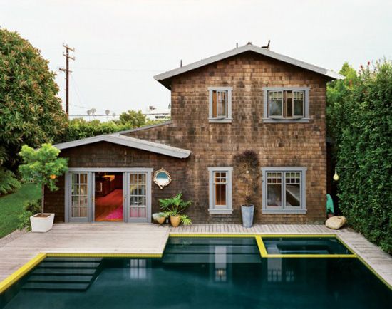 Retro Lifted Pool Design Get a Blast from the Past with This Elevated Pool Design