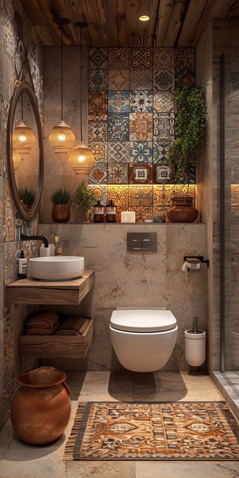 Small Bathroom With Decor Creative and Stylish Ways to Maximize a Tiny Bathroom Space