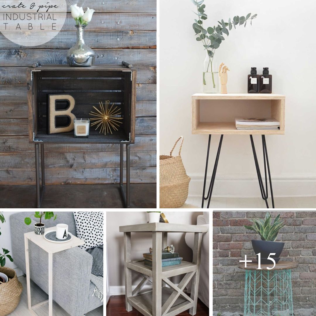 15 Outstanding DIY Side Table Projects You Will Not Be Able To Resist