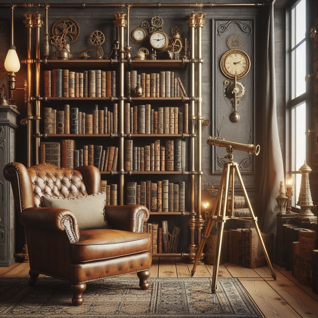 Steampunk Home Office Designs Innovative and Retro-Inspired Home Office Ideas