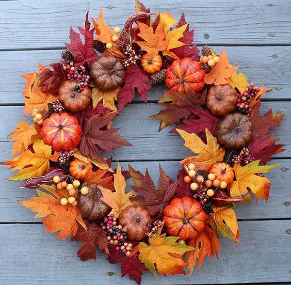 Thanksgiving Wreaths Decorative Wreaths for the Thanksgiving Season