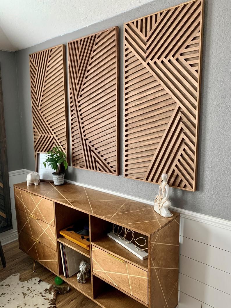 The Beauty of Geometric Wood Panels