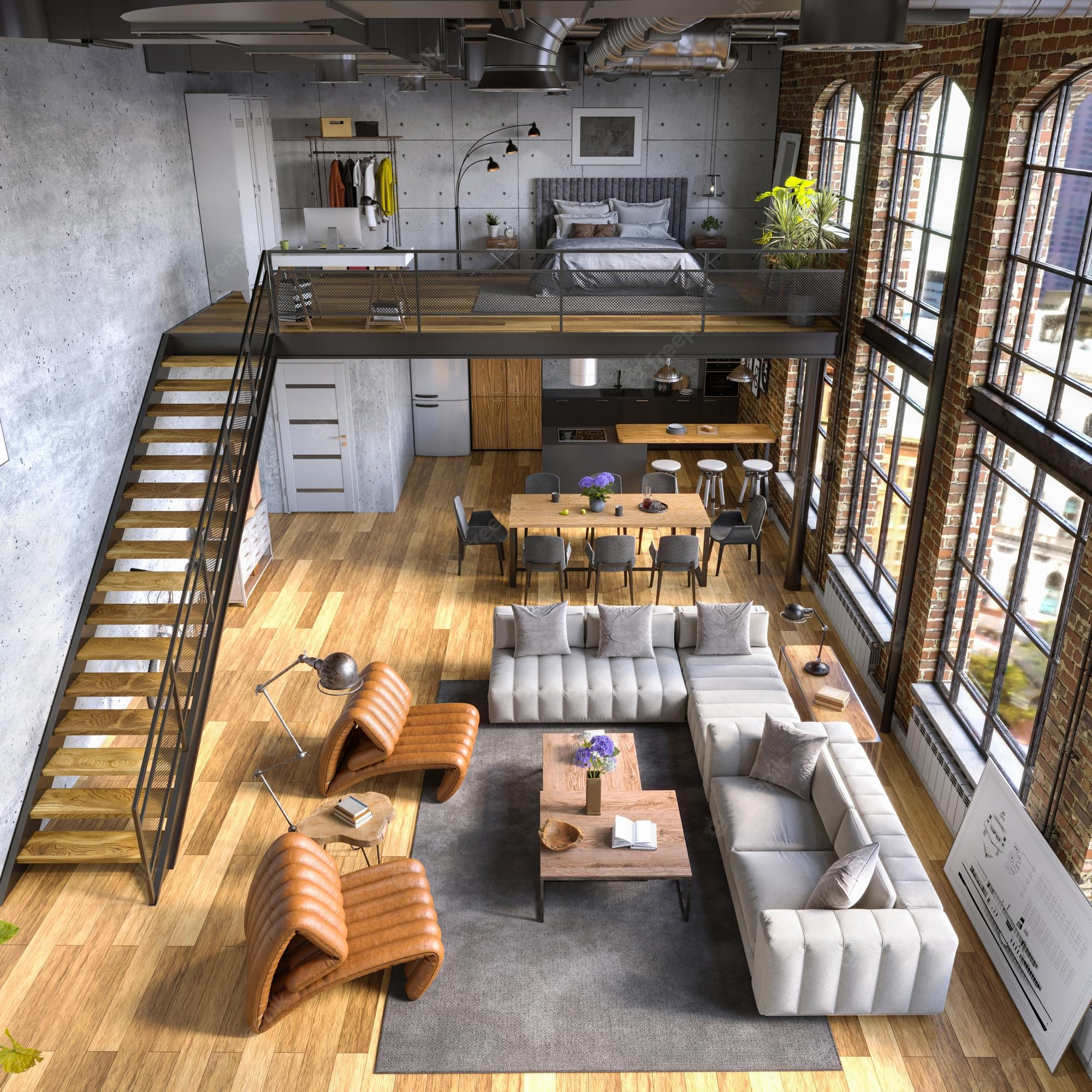 Tiny Modern Loft Stylish and Compact Loft Living for Minimalists